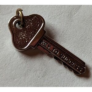 Vintage Sterling Silver Charm ONLY for a Charm Bracelet Key To Success